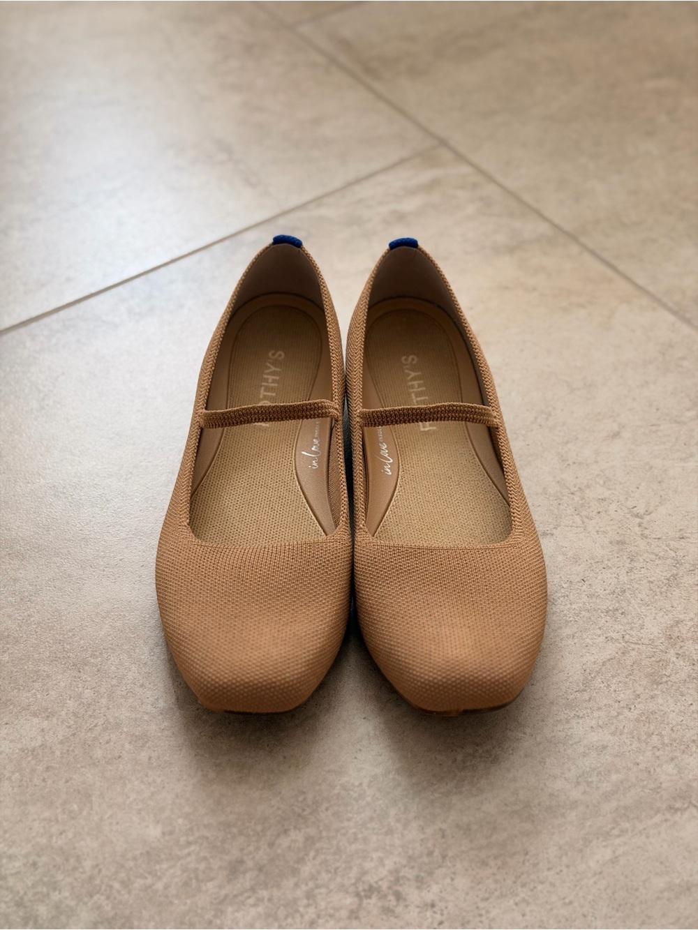 Rothy's The Max Square Mary Jane Flats Wren Size 7.5 - Picture 4 of 12